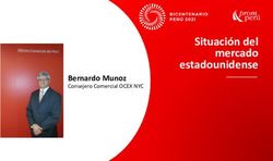 Situación del mercado estadounidense - Bernardo Munoz Consejero Comercial OCEX NYC - PromPerú