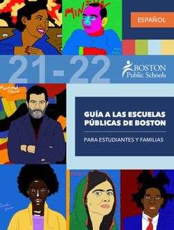 ESPAÑOL - GUÍA A LAS ESCUELAS PÚBLICAS DE BOSTON PARA ESTUDIANTES Y FAMILIAS