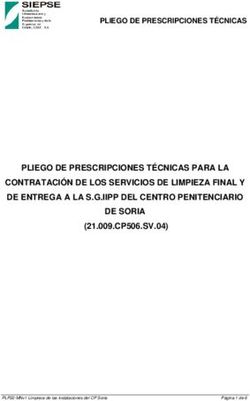 PLIEGO DE PRESCRIPCIONES T&Eacute;CNICAS PARA LA CONTRATACI&Oacute;N DE LOS SERVICIOS DE LIMPIEZA FINAL Y DE ENTREGA A LA S.G.IIPP DEL CENTRO PENITENCIARIO DE SORIA