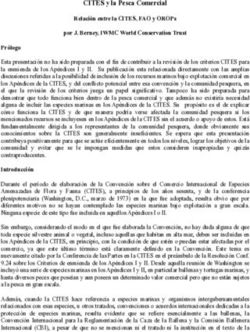 CITES y la Pesca Comercial - IWMC - World Conservation Trust
