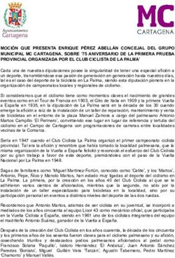 MOCI&Oacute;N QUE PRESENTA ENRIQUE P&Eacute;REZ ABELL&Aacute;N CONCEJAL DEL GRUPO MUNICIPAL MC CARTAGENA, SOBRE '75 ANIVERSARIO DE LA PRIMERA PRUEBA PROVINCIAL ...