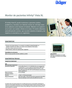 Monitor de pacientes Infinity Vista XL