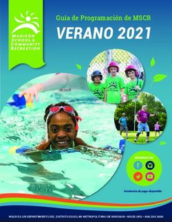 VERANO 2021 Guía de Programación de MSCR - SÍGUENOS EN