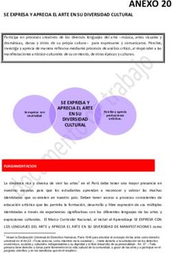 SE EXPRESA Y APRECIA EL ARTE EN SU DIVERSIDAD CULTURAL - REPOSITORIO INSTITUCIONAL SINEACE