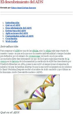 El descubrimiento del ADN