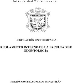 REGLAMENTO INTERNO DE LA FACULTAD DE ODONTOLOGÍA - LEGISLACIÓN UNIVERSITARIA - Universidad Veracruzana