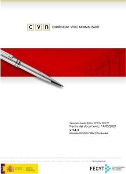 Fecha del documento: 14/05/2021 v 1.4.3 - Generado desde: Editor CVN de FECYT