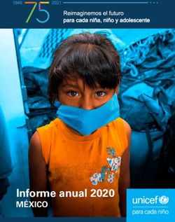 Informe anual 2020 M&Eacute;XICO - UNICEF