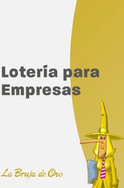 Loter&iacute;a para Empresas - La Bruja de Oro