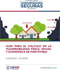GU&Iacute;A PARA EL C&Aacute;LCULO DE LA VULNERABILIDAD F&Iacute;SICA, SOCIAL Y ECON&Oacute;MICA DE PORTOVIEJO - JUNIO/2021 - ECUADOR