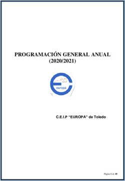 PROGRAMACIÓN GENERAL ANUAL - (2020/2021) C.E.I.P "EUROPA" de Toledo - CEIP ...
