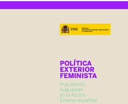 POLÍTICA EXTERIOR FEMINISTA - Impulsando la Igualdad en la Acción Exterior española