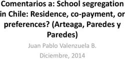 Comentarios a: School segregation in Chile: Residence, co-payment, or preferences? (Arteaga, Paredes y Paredes) - Juan Pablo Valenzuela B ...