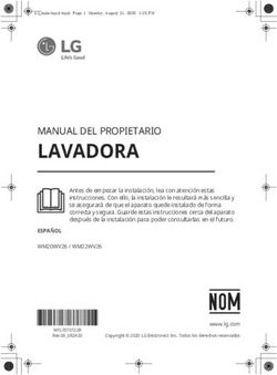 LAVADORA MANUAL DEL PROPIETARIO - LG