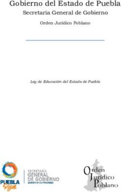 Gobierno del Estado de Puebla - Secretaría General de Gobierno Orden Jurídico Poblano - Dirección de ...