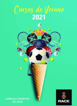 Cursos de Verano 2021 - COMPLEJO DEPORTIVO - complejodeportivo.race.es