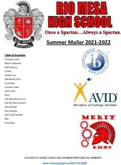 Summer Mailer 2021 2022 - Oxnard Union High School District