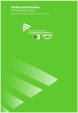 Tarifas publicitarias - 4º TRIMESTRE 2021 Del 6 de septiembre del 2021 al 6 de enero del 2022 - CCMA