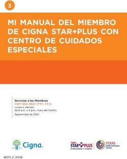MI MANUAL DEL MIEMBRO DE CIGNA STAR+PLUS CON CENTRO DE CUIDADOS ESPECIALES 3 - Servicios a los Miembros