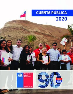 CUENTA PÚBLICA - Ministerio de Bienes Nacionales