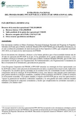 ESTRATEGIA NACIONAL DEL PROGRAMADEL PPS-SGP PARA LA SEXTA FASE OPERACIONAL (OP6)