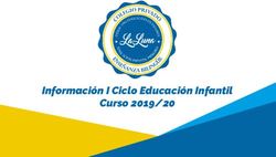 Información I Ciclo Educación Infantil Curso 2019/20 - Colegio ...