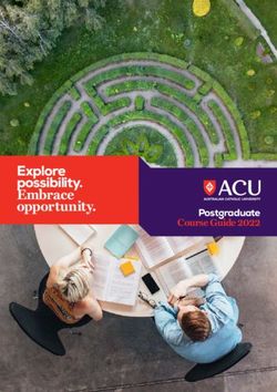 Explore possibility. Embrace opportunity - Course Guide 2022 - ACU