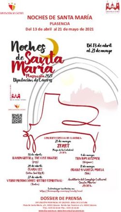NOCHES DE SANTA MARÍA - PLASENCIA Del 13 de abril al 21 de mayo de 2021