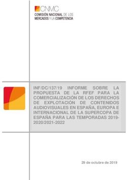 INF/DC/137/19 INFORME SOBRE LA