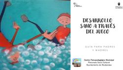 DESARROLLO SANO A TRAVÉS DEL JUEGO - GUÍA PARA PADRES Y MADRES Centro Psicopedagógico Municipal - Ayuntamiento ...