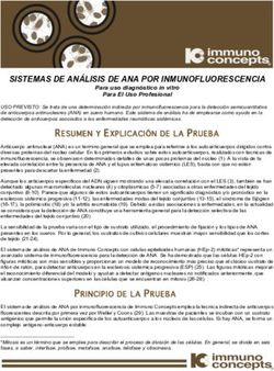 RESUMEN Y EXPLICACI&Oacute;N DE LA PRUEBA - SISTEMAS DE AN&Aacute;LISIS DE ANA POR INMUNOFLUORESCENCIA