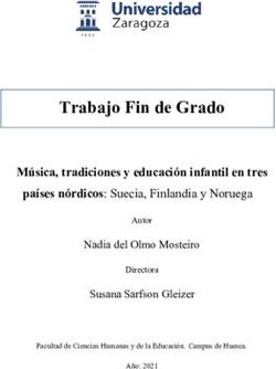 Trabajo Fin de Grado Música, tradiciones y educación infantil en tres países nórdicos: Suecia, Finlandia y Noruega