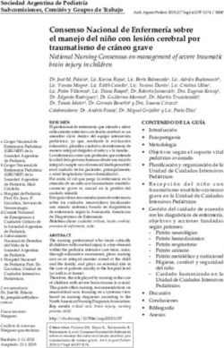Consenso Nacional de Enfermer&iacute;a sobre el manejo del ni&ntilde;o con lesi&oacute;n cerebral por traumatismo de cr&aacute;neo grave
