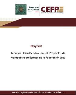 Nayarit Recursos Identificados en el Proyecto de Presupuesto de Egresos de la Federación 2020 - Centro de Estudios de las Finanzas Públicas