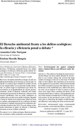 El Derecho ambiental frente a los delitos ecol&oacute;gicos: la eficacia y eficiencia penal a debate * - CRIMINET