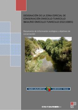 DESIGNACIÓN DE LA ZONA ESPECIAL DE CONSERVACIÓN OMECILLO TUMECILLO IBAIA/RIO OMECILLO TUMECILLO (ES2110005)