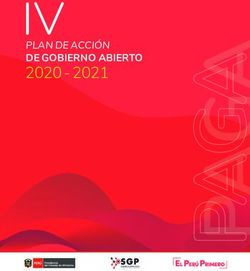 IV 2020 - 2021 PLAN DE ACCIÓN DE GOBIERNO ABIERTO - SGP-PCM