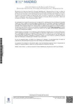 Área de Gobierno de Desarrollo Urbano - Dirección General de Vivienda, Rehabilitación y Regeneración - Sede Madrid.