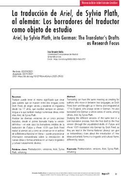 La traducci&oacute;n de Ariel, de Sylvia Plath, al alem&aacute;n: Los borradores del traductor como objeto de estudio - Revistas ...