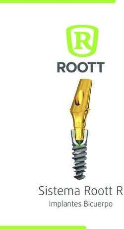 Sistema Roott R Implantes Bicuerpo - TRATE Dental Implants
