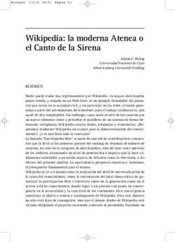 Wikipedia: la moderna Atenea o el Canto de la Sirena