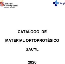 CATÁLOGO DE MATERIAL ORTOPROTÉSICO SACYL 2020