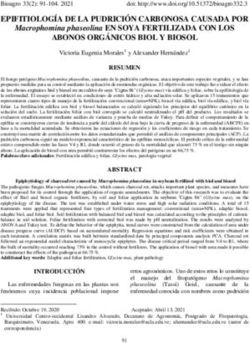 EPIFITIOLOG&Iacute;A DE LA PUDRICI&Oacute;N CARBONOSA CAUSADA POR - Otras revistas UCLA