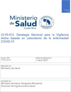LS-VS-012. Estrategia Nacional para la Vigilancia Activa basada en Laboratorio de la enfermedad - COVID-19