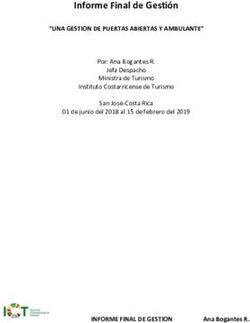 Informe Final de Gestión - ICT