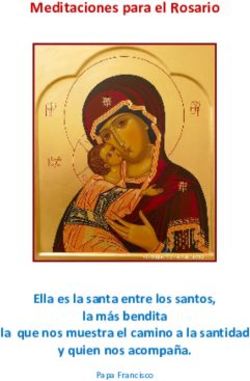 Meditaciones para el Rosario - Ella es la santa entre los santos, la más bendita la que nos muestra el camino a la santidad y quien nos acompaña ...