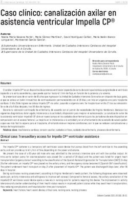 Caso clínico: canalización axilar en asistencia ventricular Impella CP