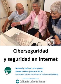 Ciberseguridad y seguridad en internet - Manual y guía de recursos del Proyecto Piers (versión 2019) - Front Porch Center ...