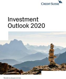 Investment Outlook 2020 - Resistencia despu&eacute;s de todo - Credit Suisse