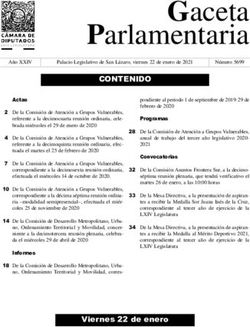 Gaceta Parlamentaria - C&aacute;mara de Diputados